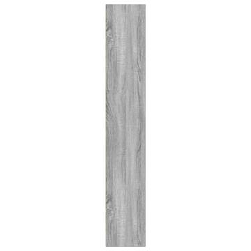  Bookcase Grey Sonoma 57x28.5x174 cm Engineered Wood