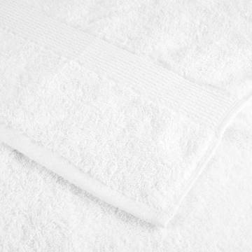  Premium Towels SOLUND 2pcs White 100x200cm 600gsm