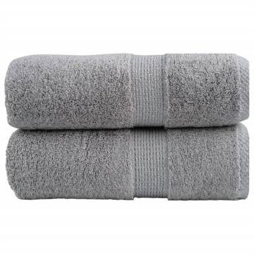  Premium Soap Towels SOLUND 2pcs Grey 30x30cm 600gsm