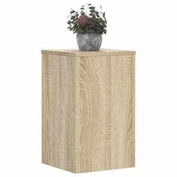  Plant Stands 2 pcs Sonoma Oak 30x30x50 cm Engineered wood