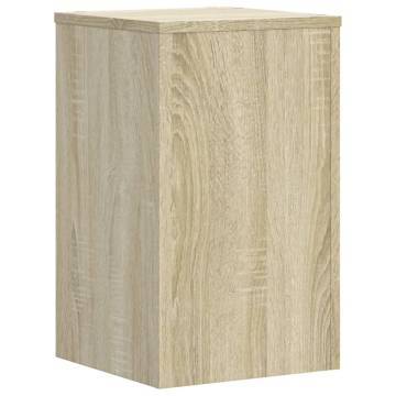  Plant Stands 2 pcs Sonoma Oak 30x30x50 cm Engineered wood