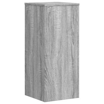  Plant Stands 2 pcs Grey Sonoma 30x30x70 cm Engineered wood