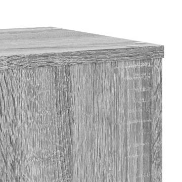  Plant Stands 2 pcs Grey Sonoma 30x30x70 cm Engineered wood