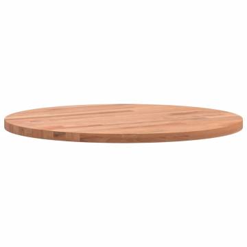  Table Top Ø40x1.5 cm Round Solid Wood Beech