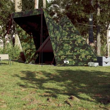  Family Tent Tipi 6-Person Camouflage Waterproof