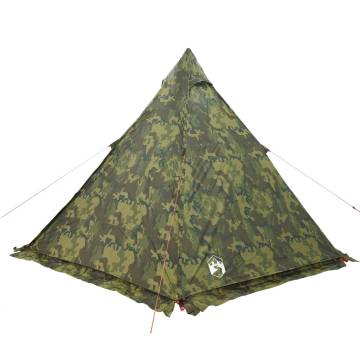  Family Tent Tipi 6-Person Camouflage Waterproof