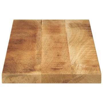  Table Top 80x20x3.8 cm Rectangular Solid Wood Rough Mango