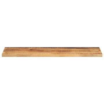  Table Top 100x30x3.8 cm Rectangular Solid Wood Rough Mango