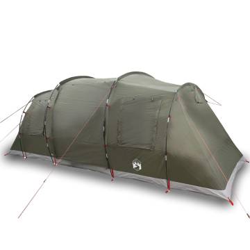  Family Tent Tunnel 6-Person Olive Green Waterproof