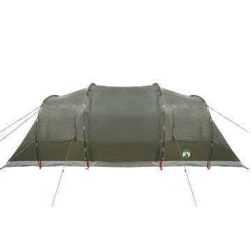  Family Tent Tunnel 6-Person Olive Green Waterproof