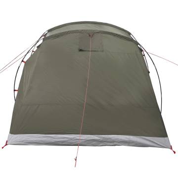  Family Tent Tunnel 6-Person Olive Green Waterproof